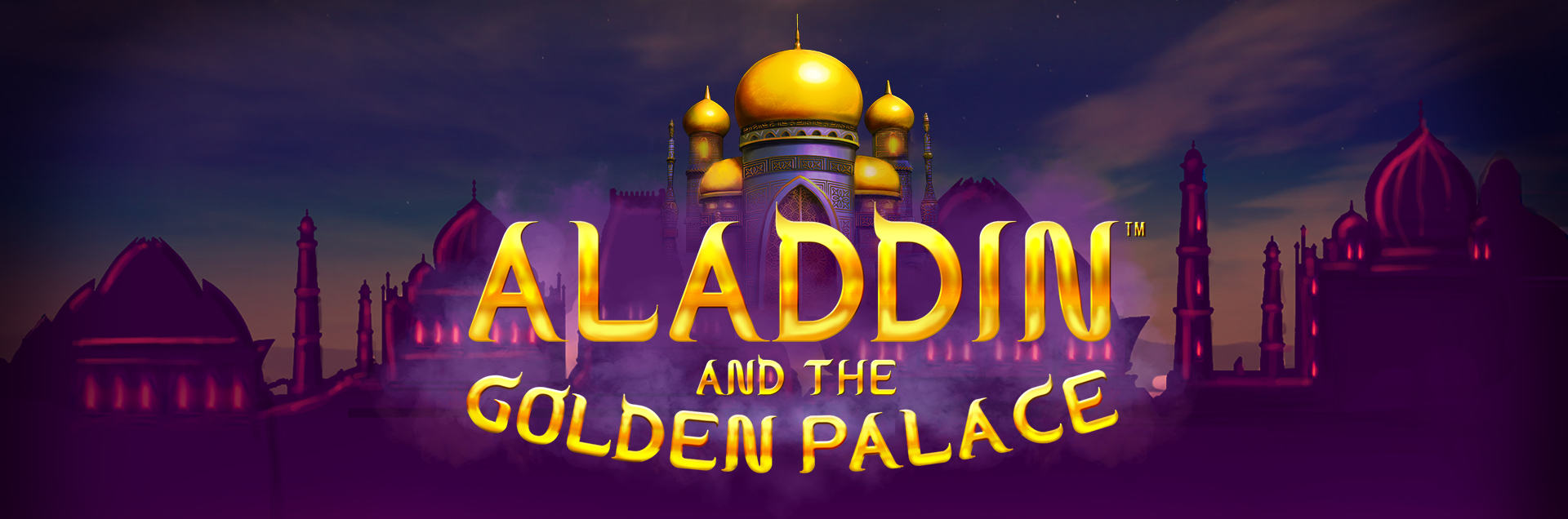 Aladdin and the Golden Palace header banner