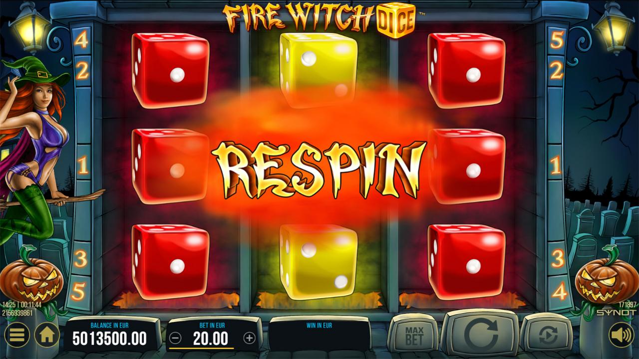 Fire Witch Dice respins