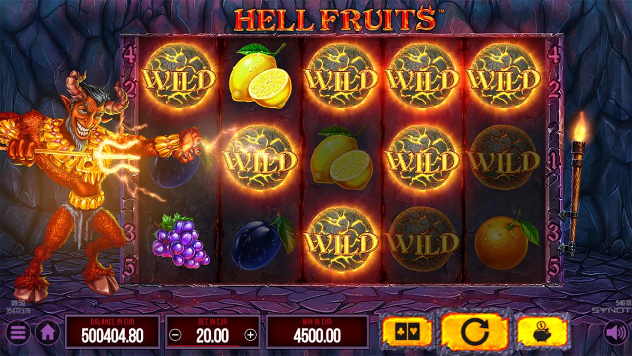 Hell Fruits wild fire ball feature