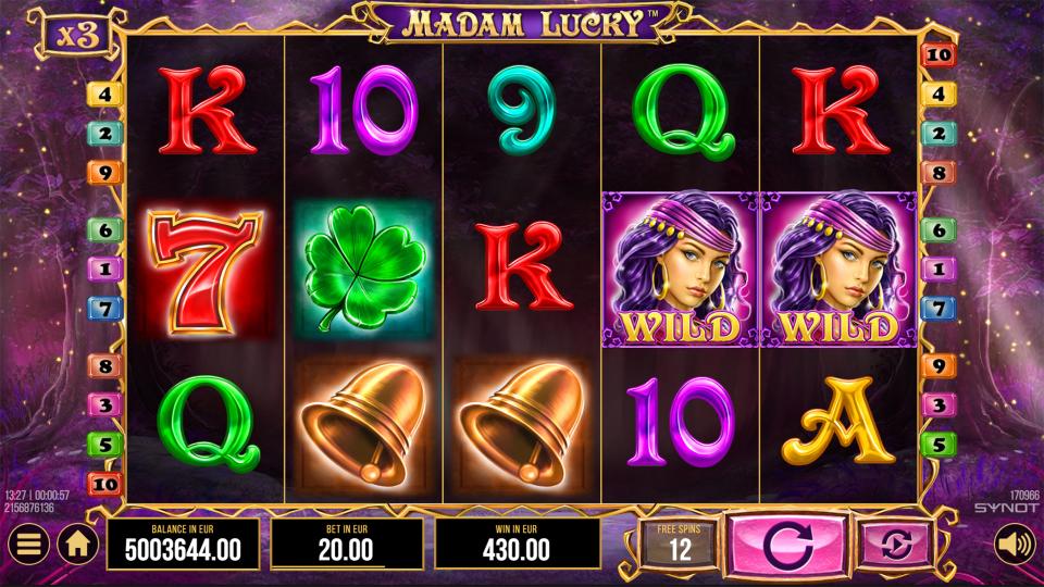 Madama Lucky reels FS game
